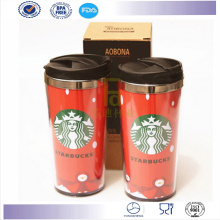 New Products Double Wall 16 Oz Travel Mug Coffee Tumbler Starbucks Coffee Mug